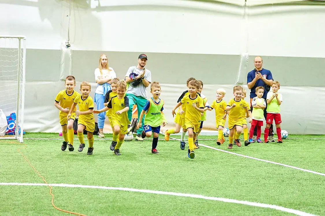Разминка команды Winners